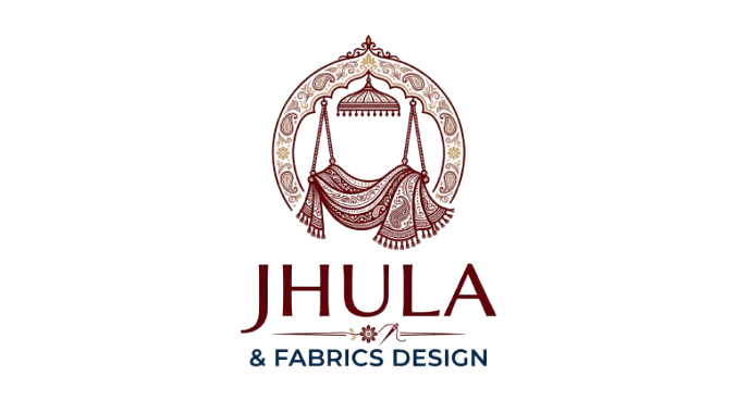 Jhula & Fabrics design Logo