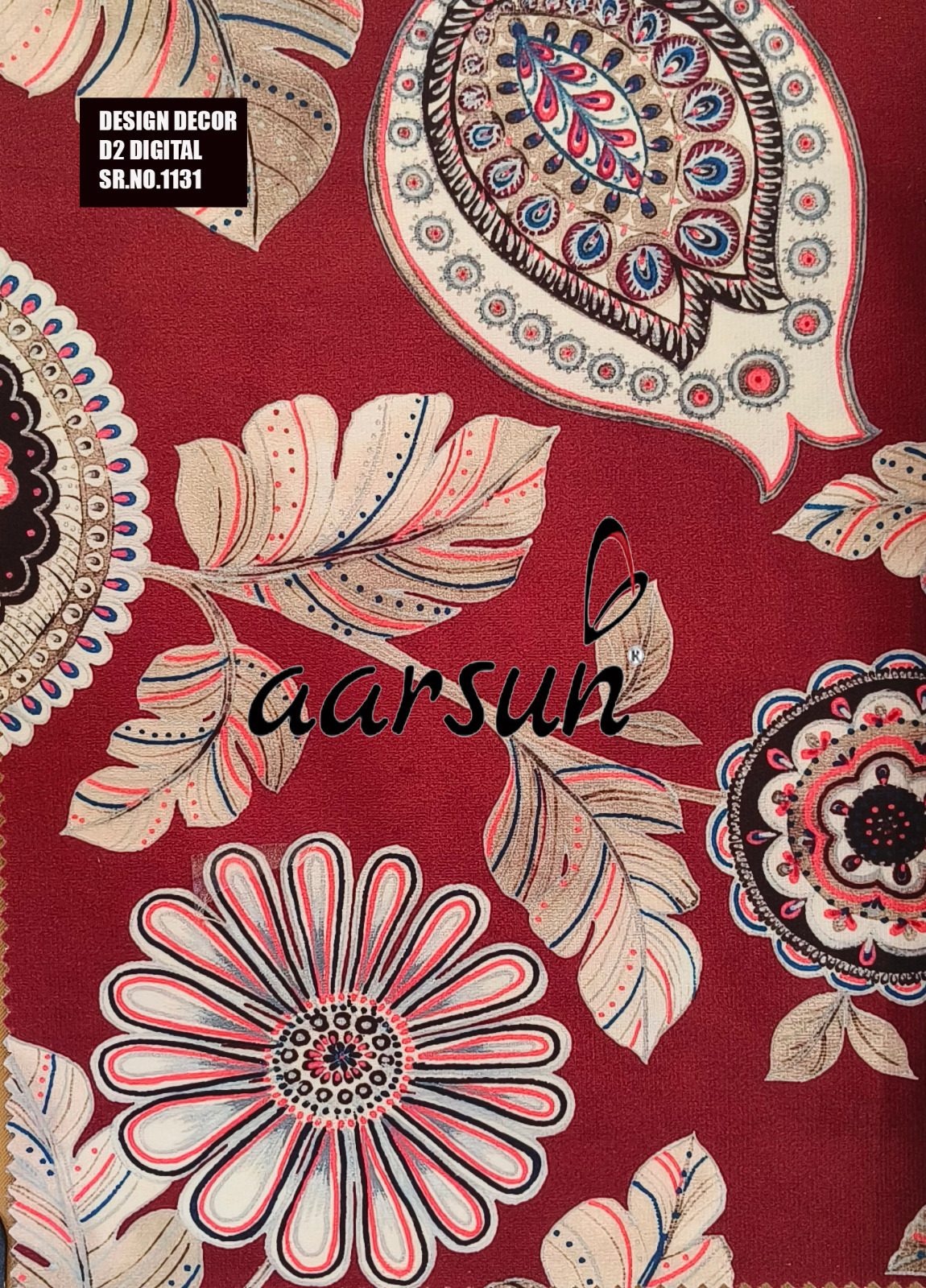 Aarsun Beautiful Floral Fabric for Furniture view 3