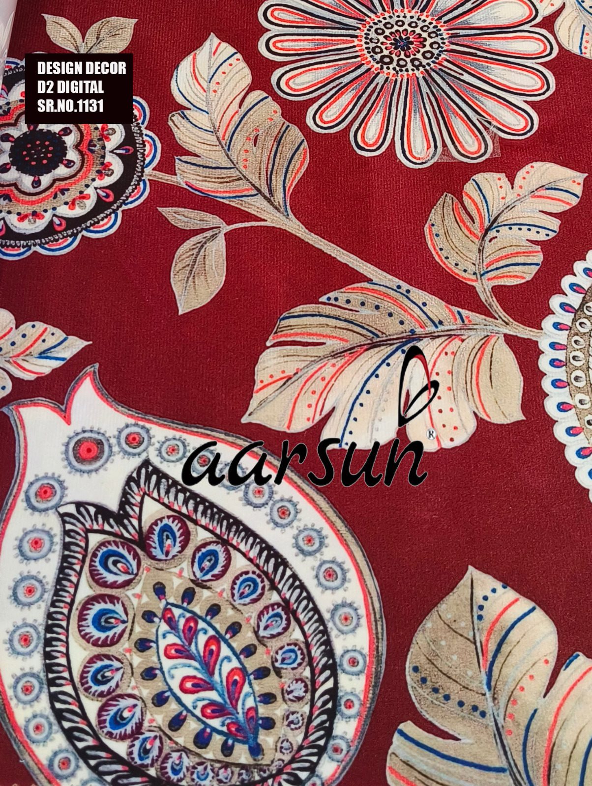 Aarsun Beautiful Floral Fabric for Furniture