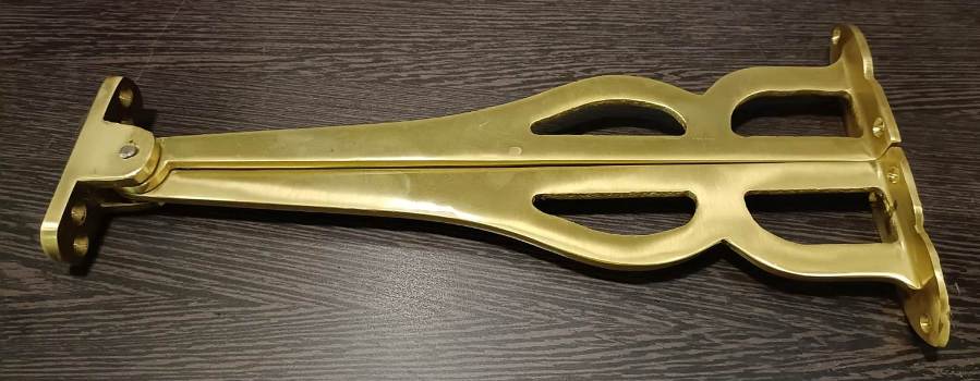 Brass Hinges Double for Reversible Seat view 4