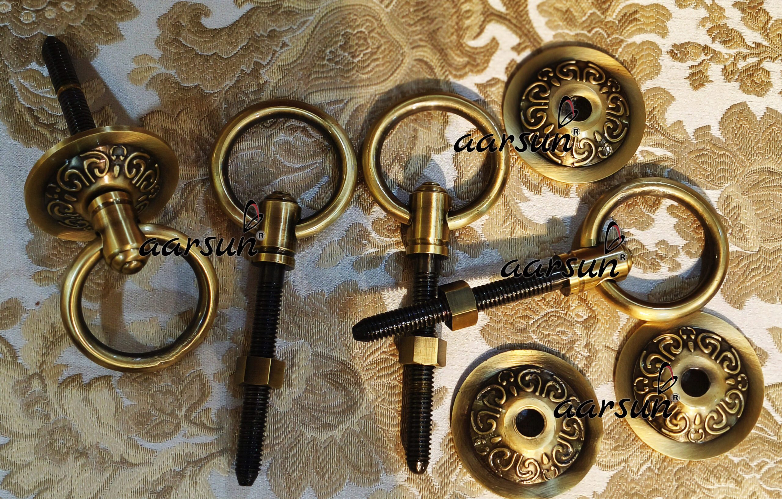 Brass Jhula Chain Ring Hooks view 8