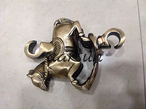Elephant Horse Peacock Brass Swing Chain view 4