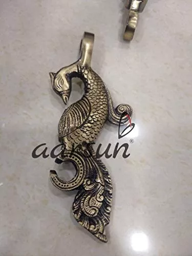 Elephant Horse Peacock Brass Swing Chain view 9