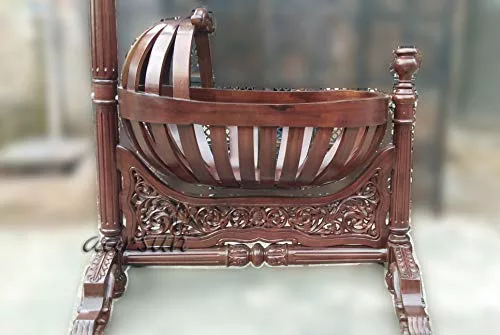 Handcrafted Baby Cradle T-37 view 4