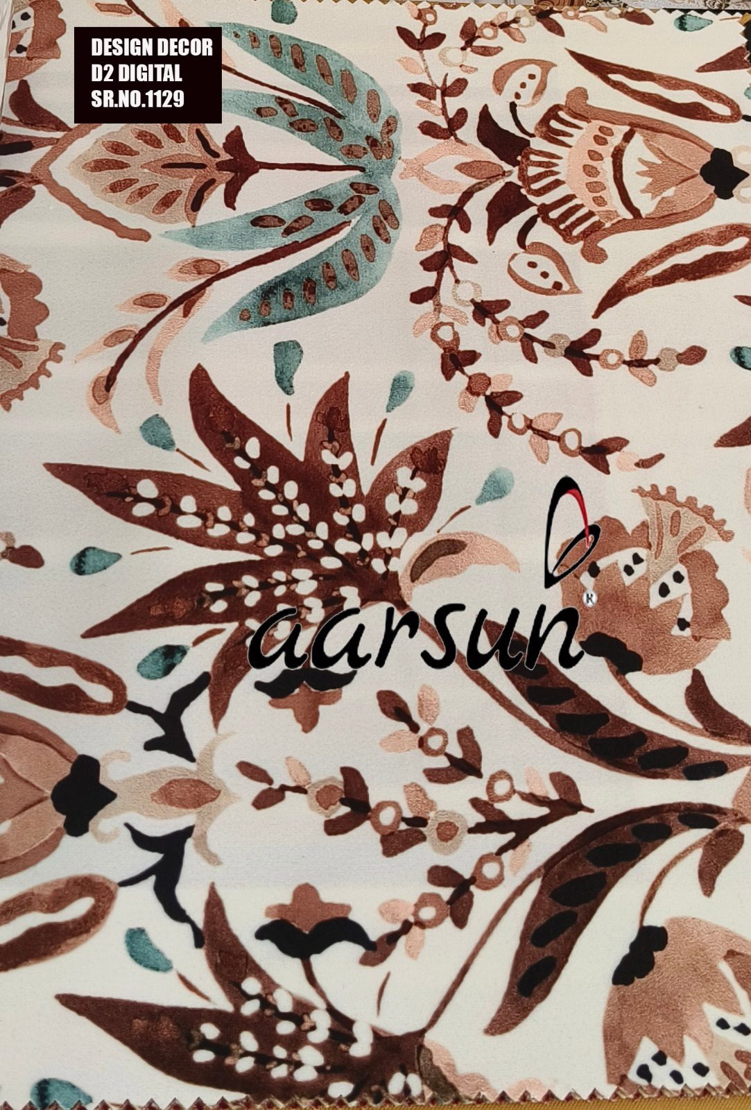 Royal Floral Print Fabric for your Furniture view 3
