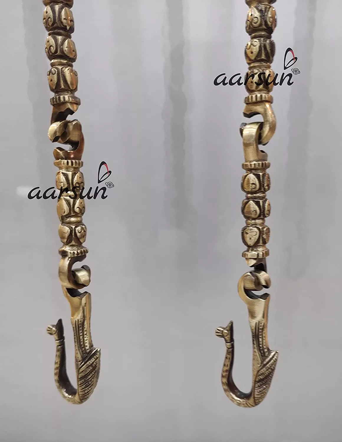 Solid Brass Jhula Chain Design view 3
