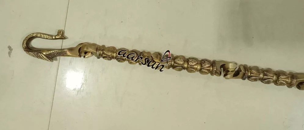 Solid Brass Jhula Chain Design view 6