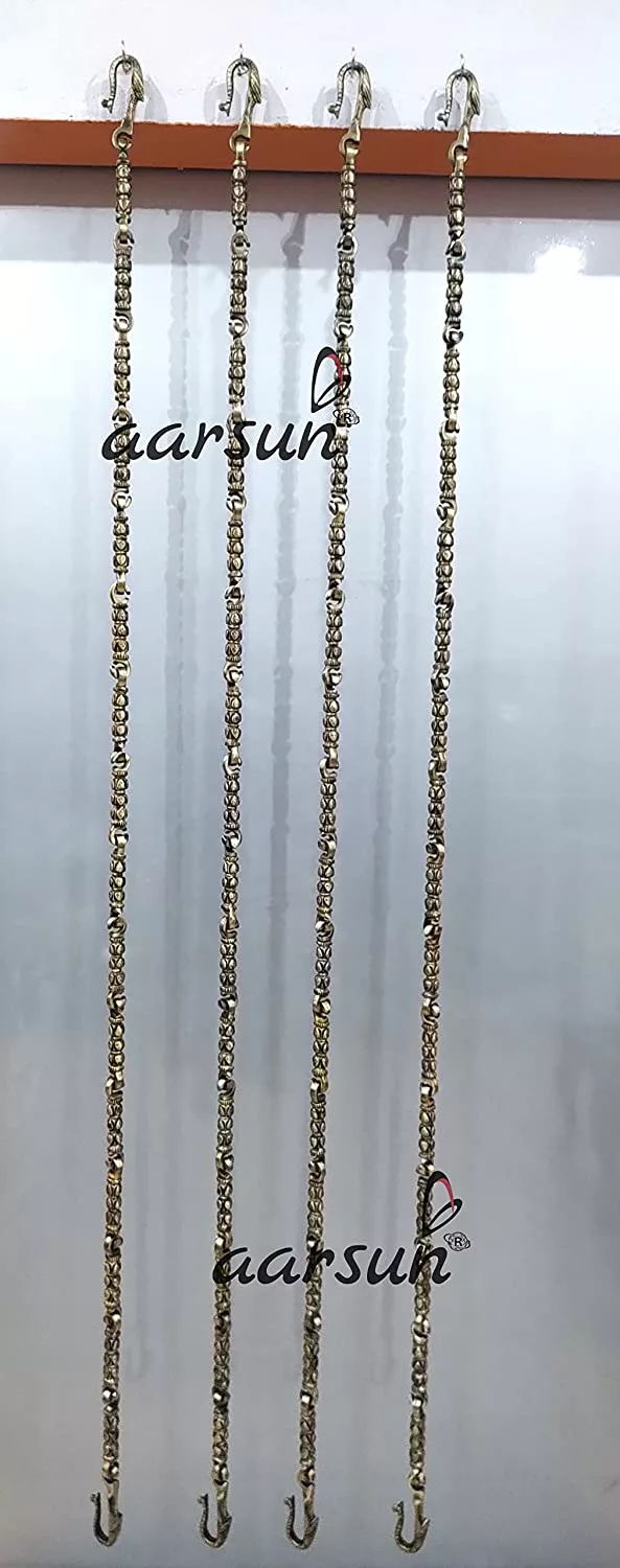 Solid Brass Jhula Chain Design view 9