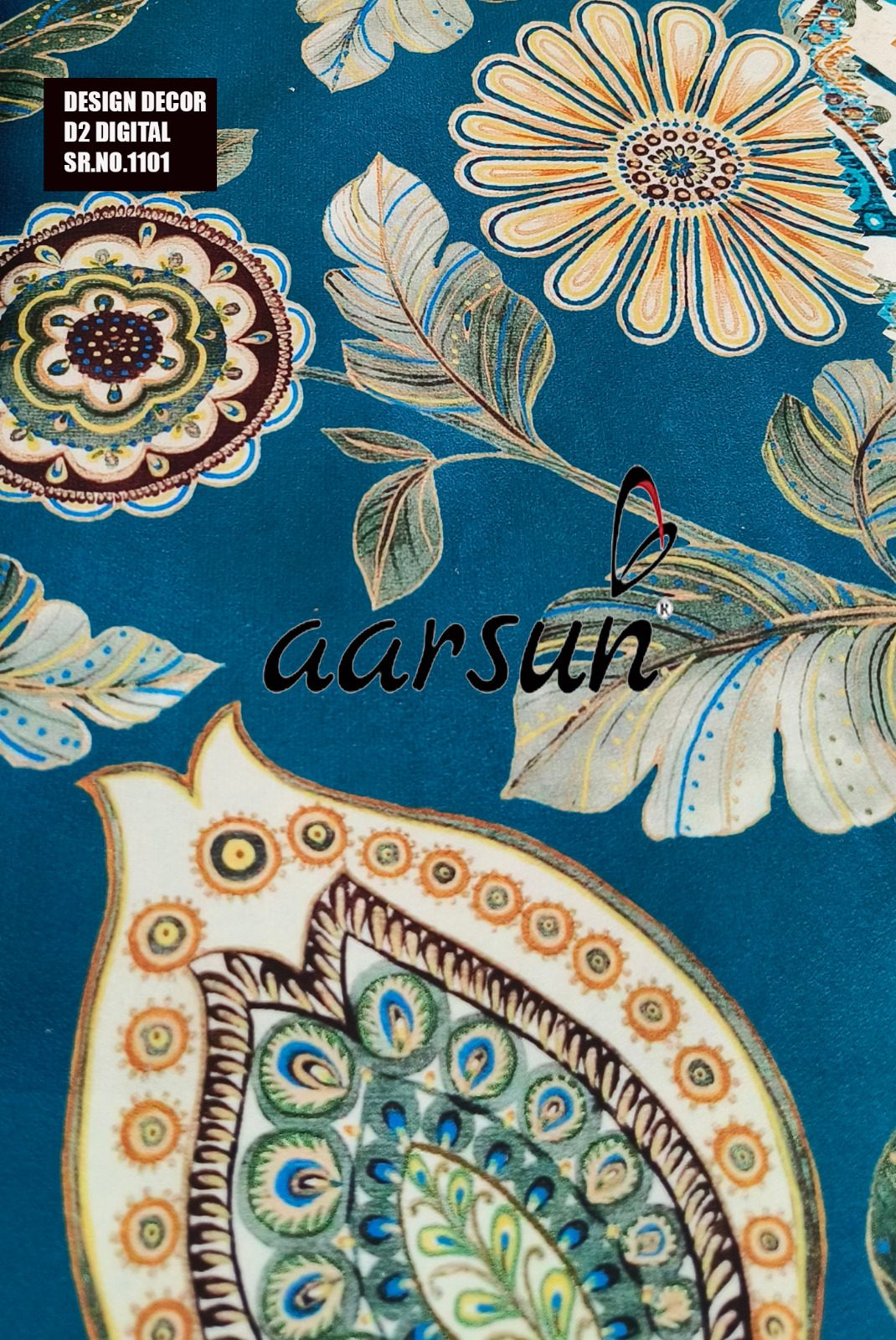 Stunning Blue Shade Fabric for your Furniture view 3