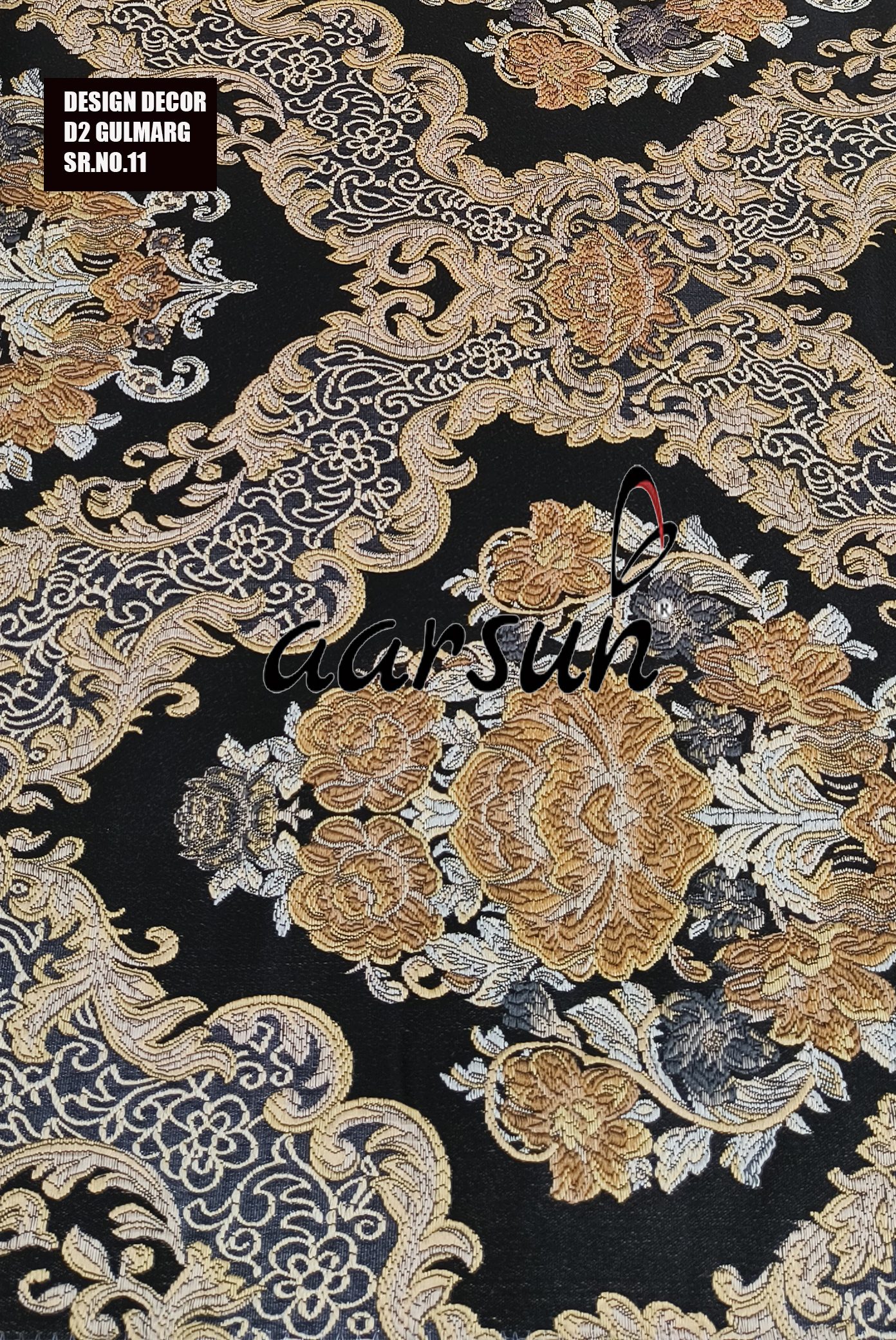 Stylized Flowery Fabric for Furniture Upholstery view 3