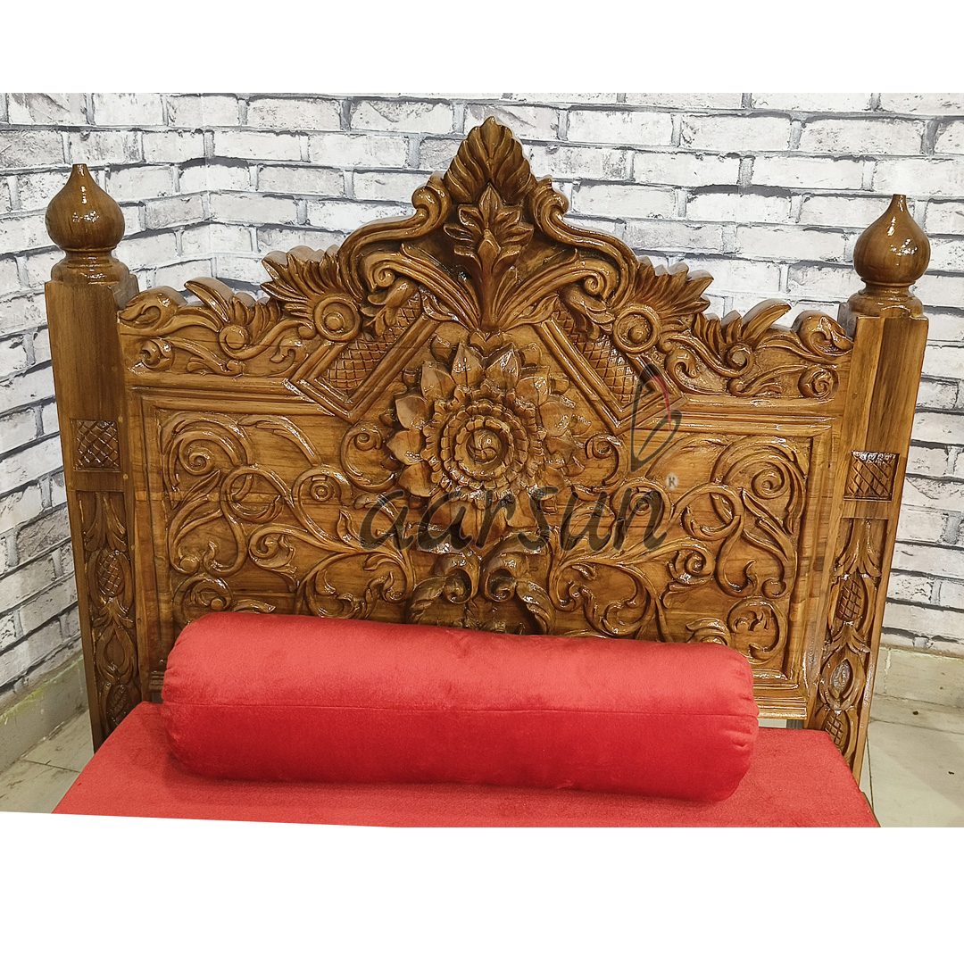 Wooden Krishna ji Bed view 3